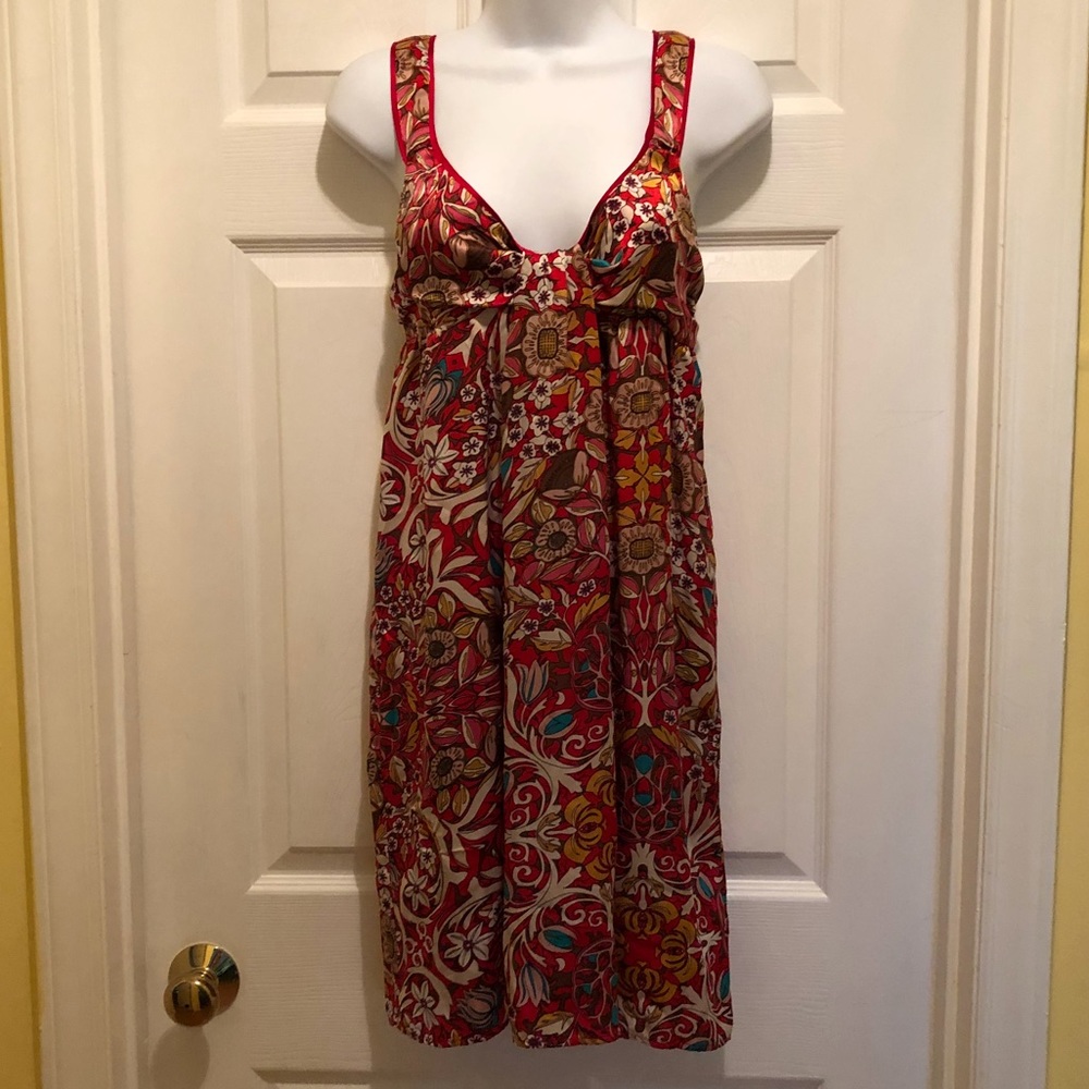 Stunning Floral Satin/Silky Molly New York dress
